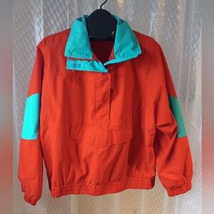 Eddie Bauer Vintage Pullover Windbreaker Size L